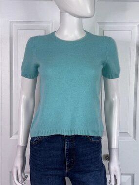 CONTEMPORAINE women's wool and cashmere short-sleeved sweater LIKE NEW